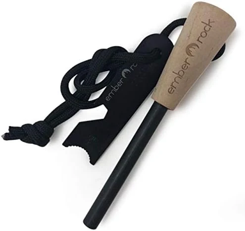 Ember Rock Survival Fire Steel Premium Magnesium Ferrocium ...