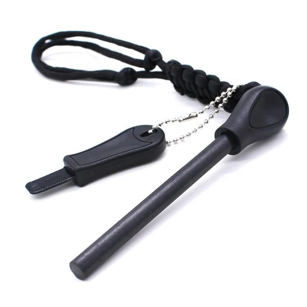 Ferro Rod Fire Steel & Striker | Military NATO Style | Flint Fire-Starting