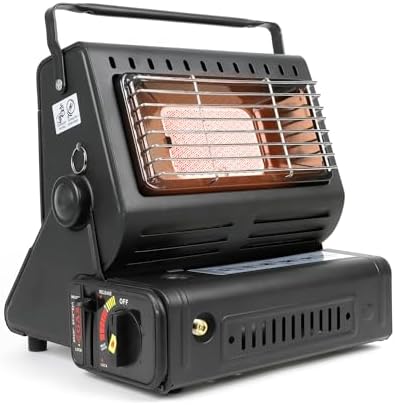 Portable Gas Butane Heater with Folding Stove | 1.3kW Camping ...