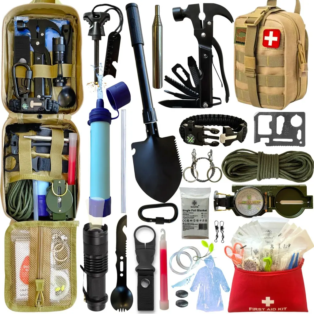BIRKOSCH Comprehensive Emergency First Aid Kit – Over 60 ...