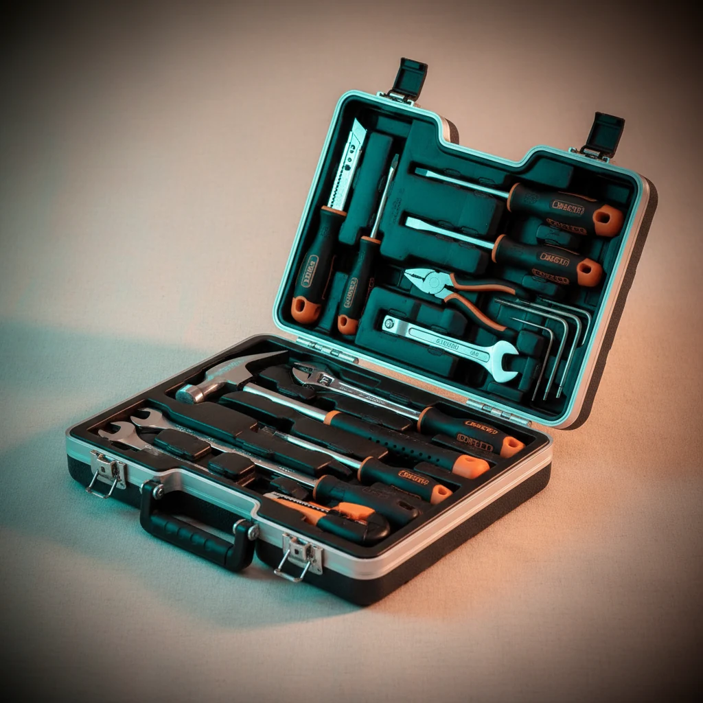 DEKO 196-Piece Household Tool Kit