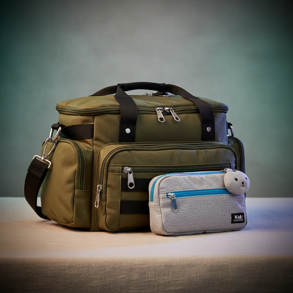 Kurgo Big Baxter Dog Travel Bag + Kids Comfort Pouch