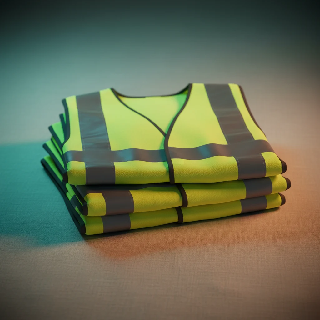 Reflective Hi-Vis Vest 4-Pack EN ISO 20471
